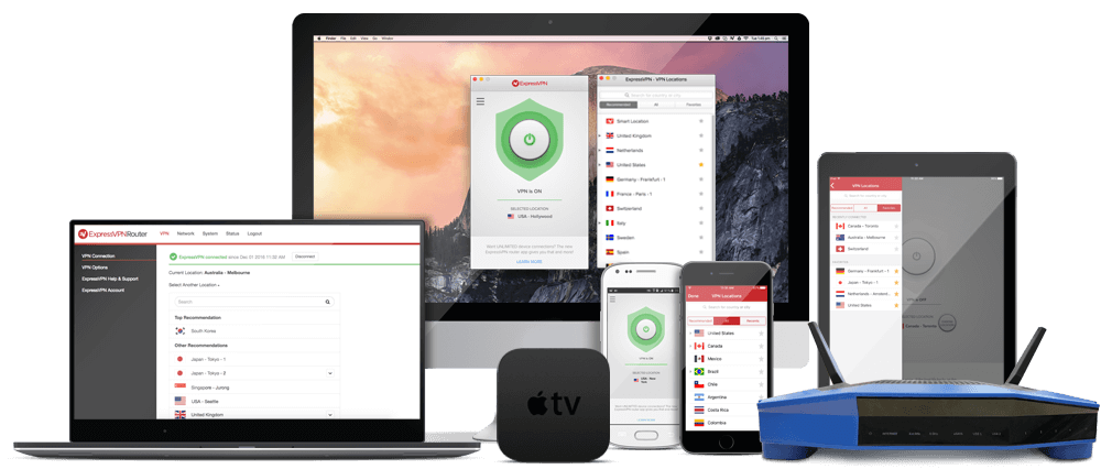 ExpressVPN devices